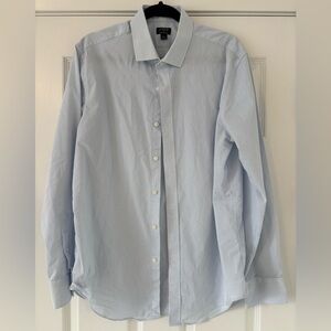 J.Crew Factory Classic Light Blue performance Men's button-down Shirt